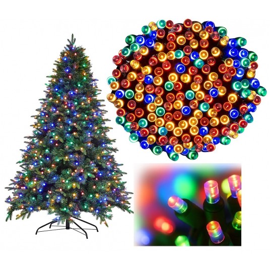 Lampki choinkowe wewnętrzne 300 LED multikolor -zdjęcie numer 2