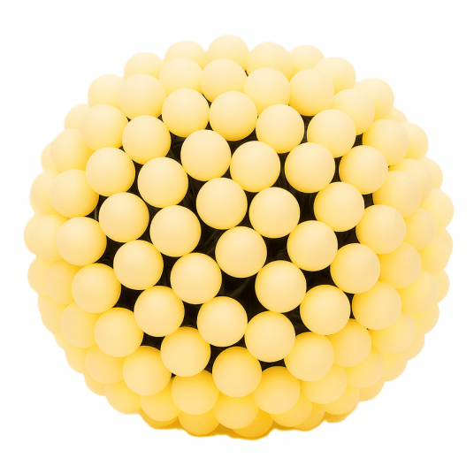 Lampki kulki 100 LED ciepły biały -zdjęcie numer 2