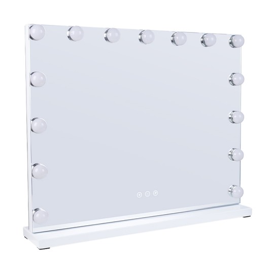 Lustro kosmetyczne LED 58x46cm białe -zdjęcie numer 6