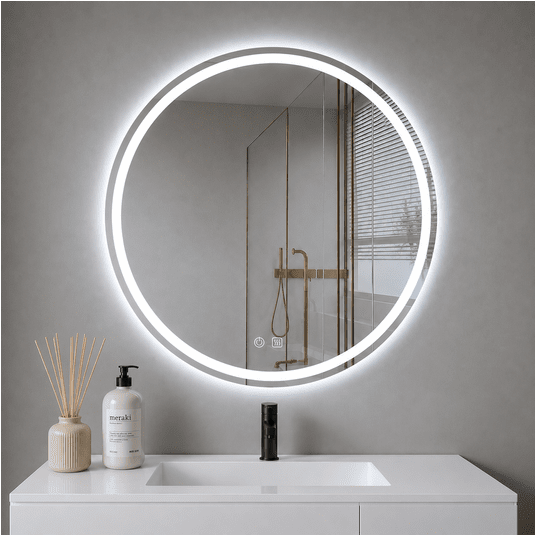 Lustro LED okrągłe fi 80cm -zdjęcie numer 1