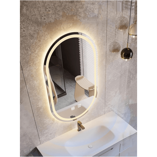 Lustro LED owalne 45x80cm -zdjęcie numer 1