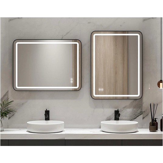 Lustro LED prostokątne 70x50cm -zdjęcie numer 2