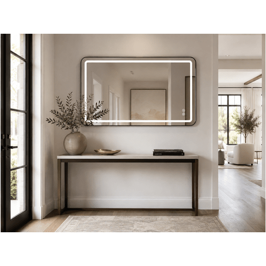 Lustro LED prostokątne 80x60cm -zdjęcie numer 2