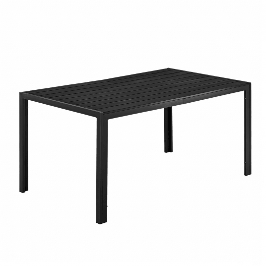 Stół aluminiowy 140x80 drewno ZMO-A-2-D -zdjęcie numer 10
