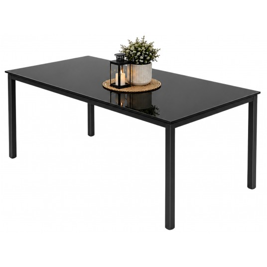 Stół aluminiowy 150x90 szklany ZMO-A-2-S -zdjęcie numer 2