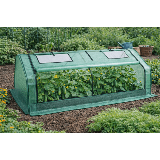 Tunel mini folia 16mm 180x92x92cm zielony -zdjęcie numer 1
