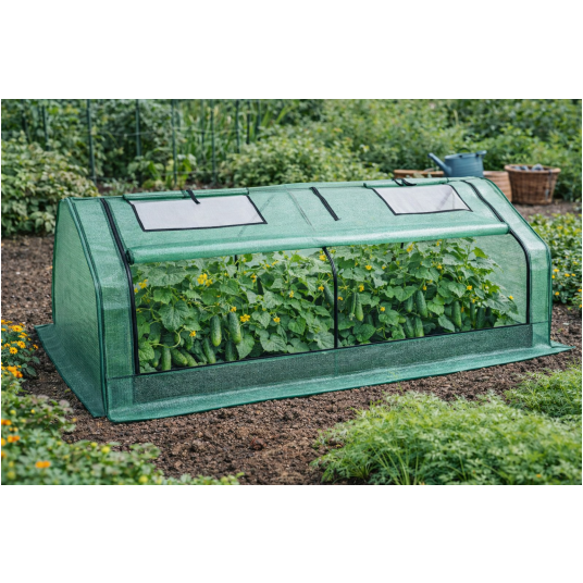 Tunel mini folia 16mm 180x92x92cm zielony -zdjęcie numer 2