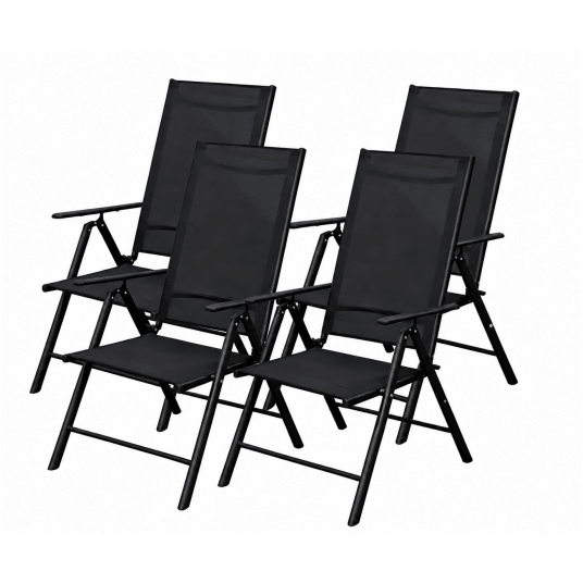 ZKO-A-4 Zestaw 4 krzeseł aluminiowych YLFC-012 -zdjęcie numer 1