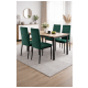Krzesło LR-1494 Velvet 01 Zielony -zdjęcie numer 16