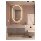 Lustro LED owalne 45x80cm -zdjęcie numer 5