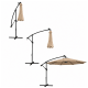 Parasol ogrodowy 300cm LED beżowy ciemny -zdjęcie numer 14