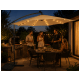 Parasol ogrodowy 300cm LED beżowy ciemny -zdjęcie numer 19