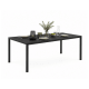 Stół aluminiowy 140x80 drewno ZMO-A-2-D -zdjęcie numer 1