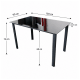 Stół aluminiowy 150x90 szklany ZMO-A-2-S -zdjęcie numer 7