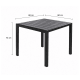 Stół aluminiowy 80x80 drewno ZMO-A-1-D -zdjęcie numer 5