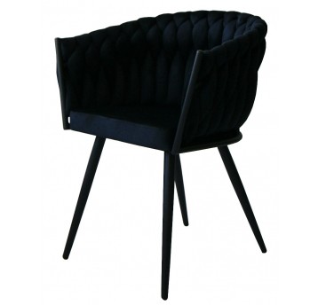 BL400 Krzesło Princess Czarne