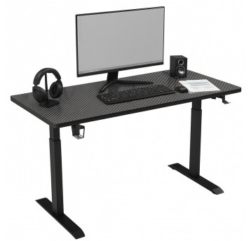 BR01-140 Biurko regulowane czarne