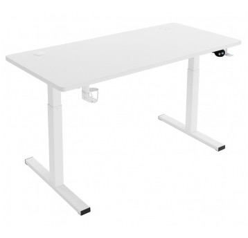BR04-120 Biurko regulowane biały/białe