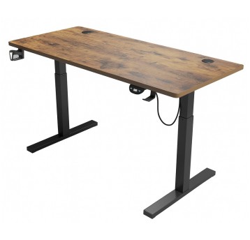 BR04-120 Biurko regulowane loft/czarne