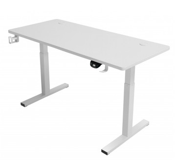 BR04-140 Biurko regulowane biały/białe