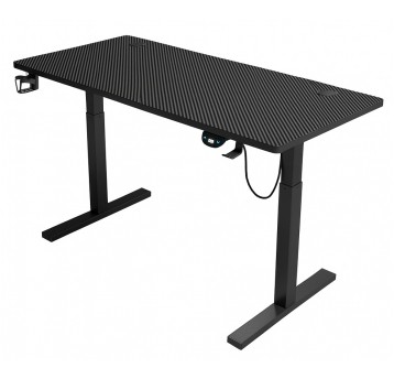 BR04-140 Biurko regulowane czarne