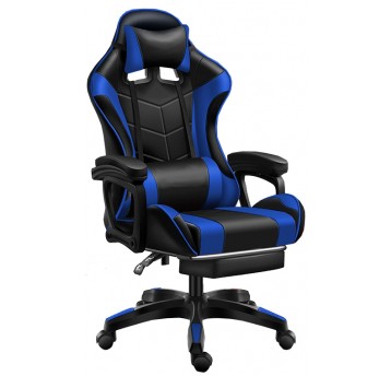 FG02 Fotel Gamingowy Niebieski