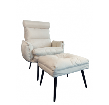 Fotel rozkładany S1988 beżowy