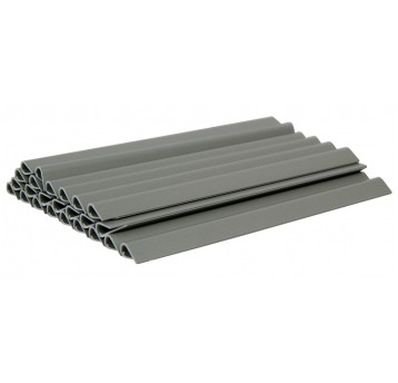 Klipsy do taśmy ogrodzeniowej 19cm szare