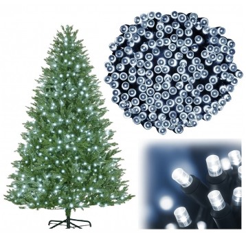 Lampki choinkowe wewnętrzne 1000 LED zimny biały