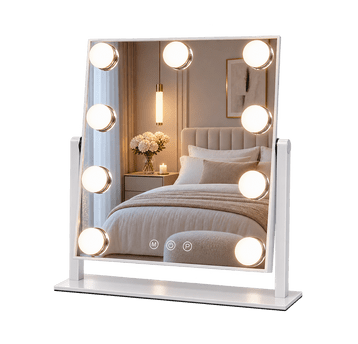 Lustro kosmetyczne LED 25x30cm białe
