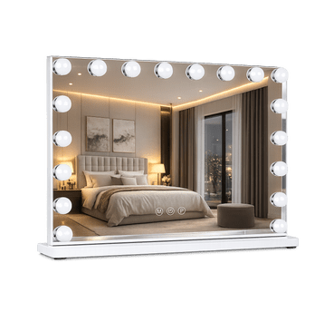 Lustro kosmetyczne LED 80x60cm białe