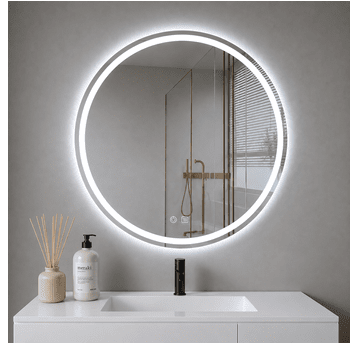 Lustro LED okrągłe fi 80cm