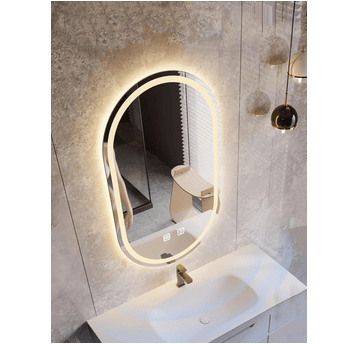 Lustro LED owalne 45x80cm