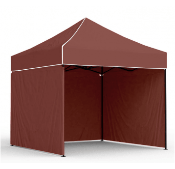 Namiot handlowy S4 3x3 Brązowy