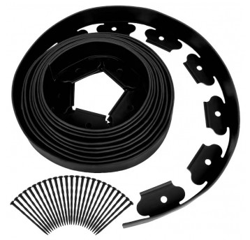 Obrzeże trawnikowe 6cmx10m czarne