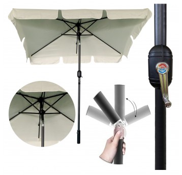 Parasol 125x200 beżowy