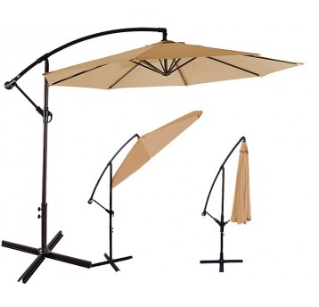 Parasol ogrodowy 300cm cappuccino