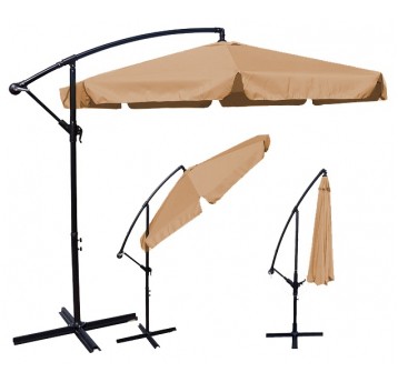 Parasol ogrodowy 350cm cappuccino