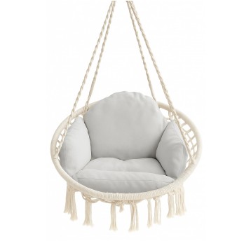 Poduszka bocianie gniazdo 70 cm Szary jasny