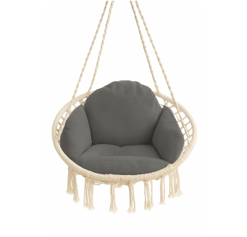 Poduszka bocianie gniazdo 80 cm Szary ciemny