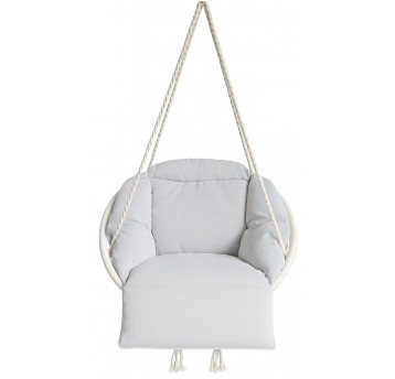 Poduszka duża bocianie gniazdo 70 cm Szary jasny