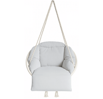 Poduszka duża bocianie gniazdo 80 cm Szary jasny