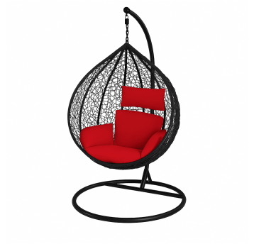 Qn-02 Kosz wiszący czarny