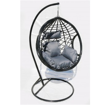 Qn-03 Kosz wiszący czarny