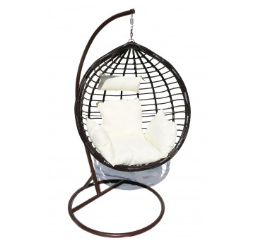 Qn-04 Kosz wiszący brązowy