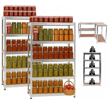 RM01 Regał magazynowy 180x90x40 2szt