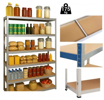 RM01 Regał magazynowy 222x110x50