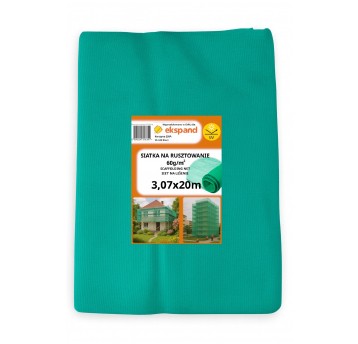 Siatka na rusztowanie 3,07x20m zielona