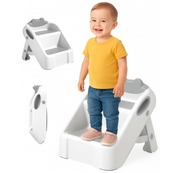 STOP-01 Schodki dla dzieci szary