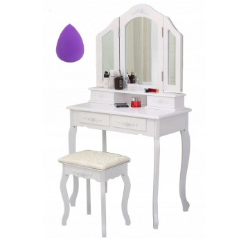 Toaletka kosmetyczna TL04 Biała